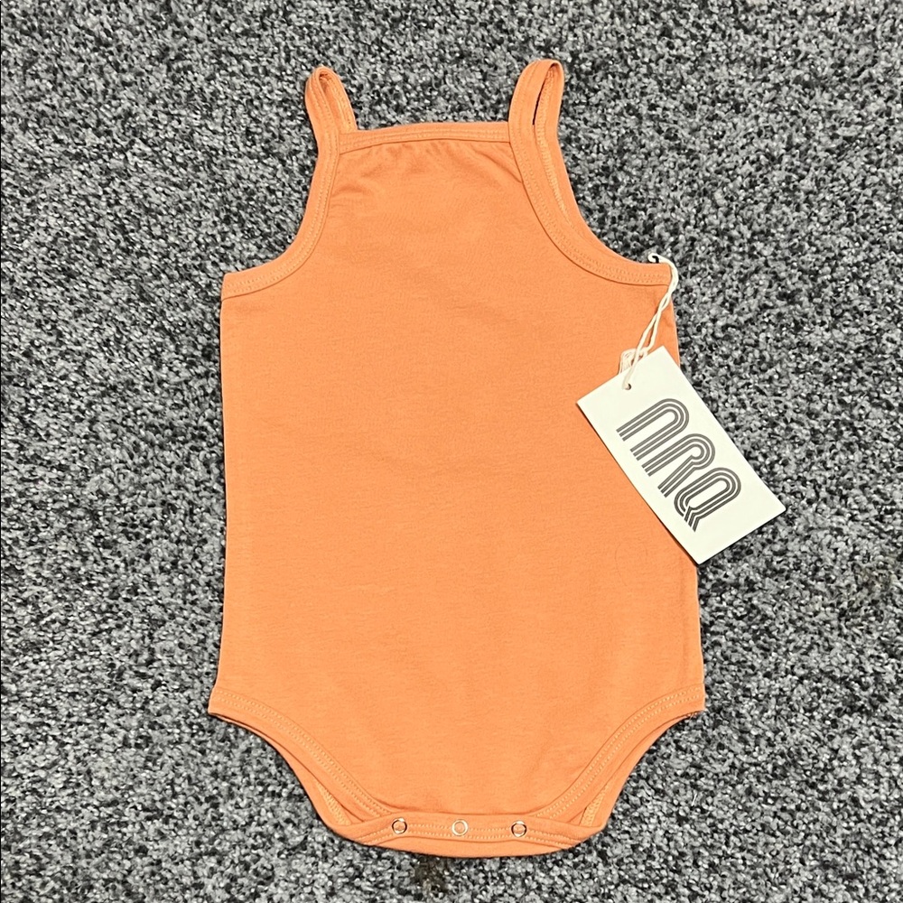 ARQ Baby Orange Bodysuit Size 18-24 Months NWT
